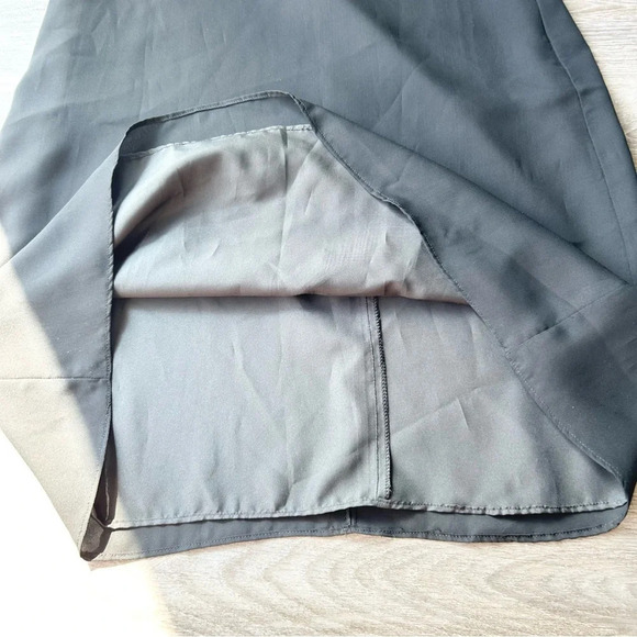 Vintage Algo Velvet Chiffon Mixed Media Sleeveless Midi Dress Made in Canada - Picture 8 of 15